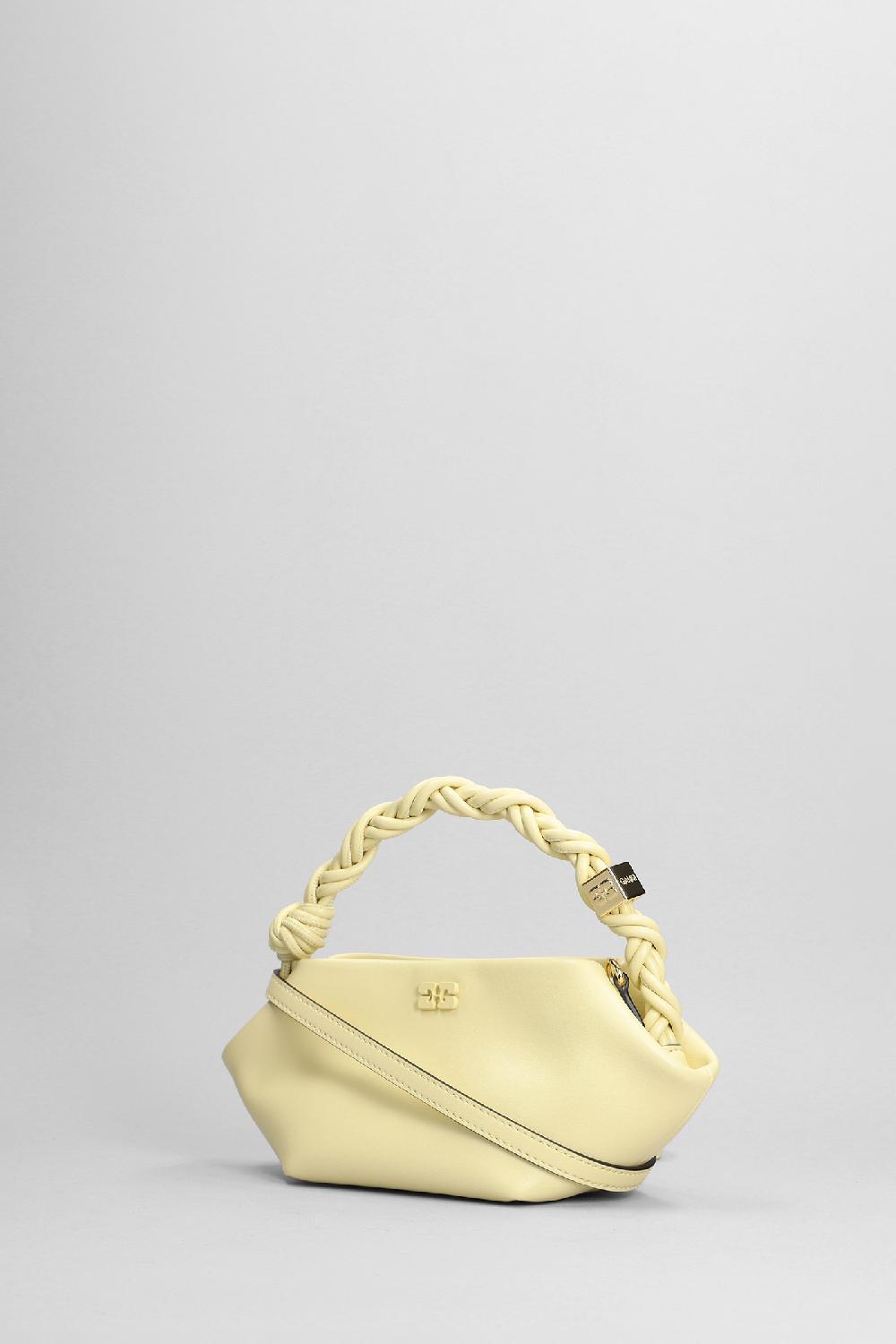 Deliberti Ganni Borsa A Spalla Bou Bag Mini In Pelle Gialla Cod. 403480 - Deliberti The Luxury Shopping