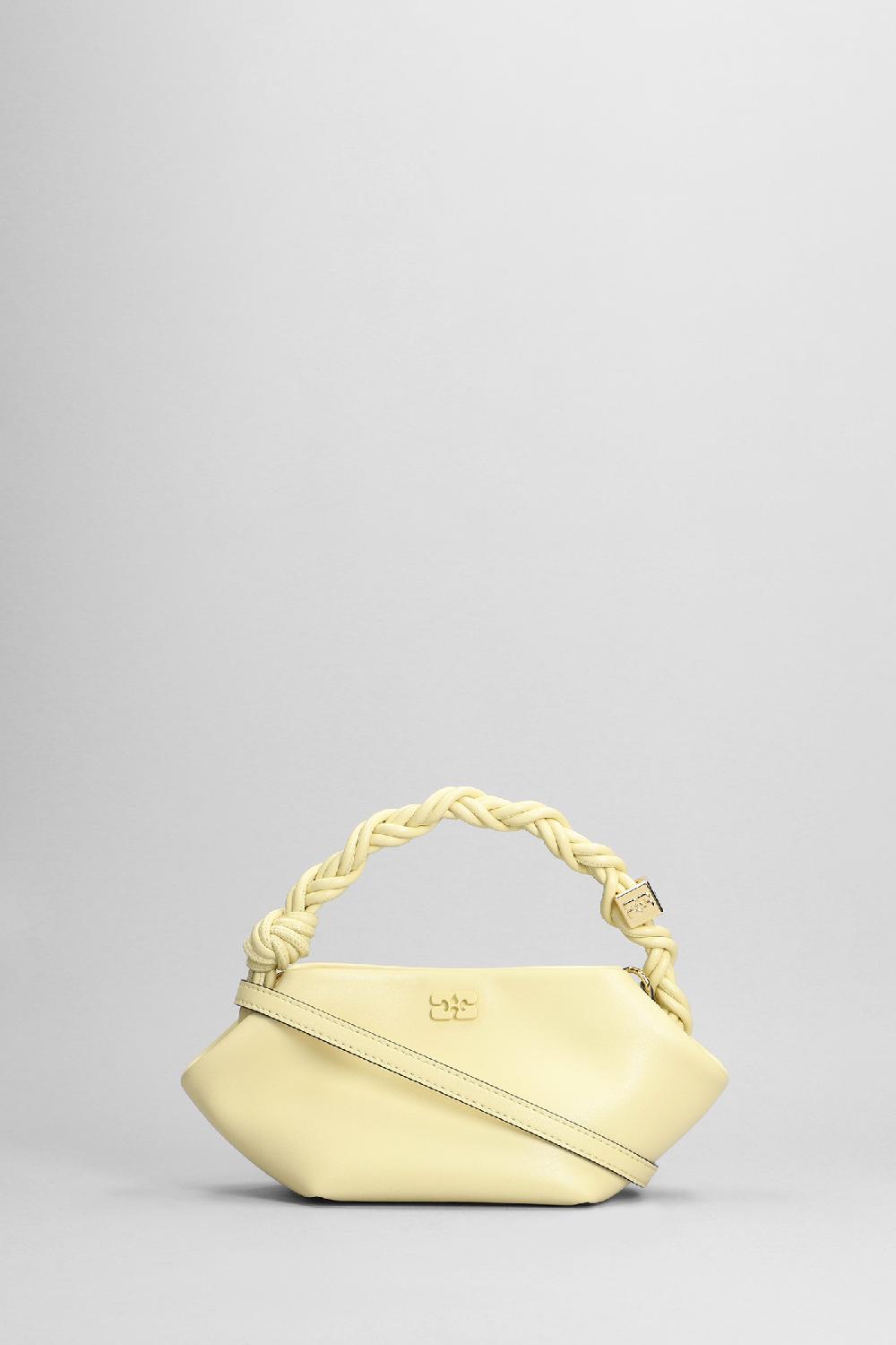 Deliberti Ganni Borsa a spalla bou bag mini in pelle gialla cod. 403480 - Deliberti The Luxury Shopping