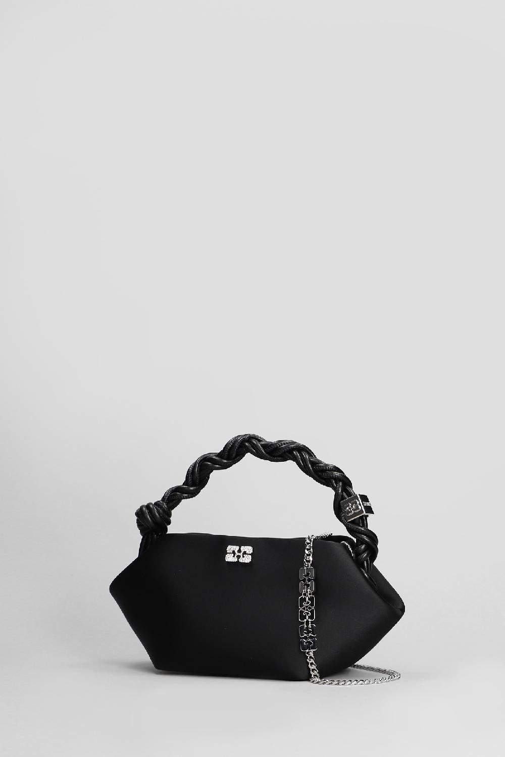 Deliberti Ganni Borsa A Spalla Bou Bag Mini In Poliestere Nero Cod. 409925 - Deliberti The Luxury Shopping