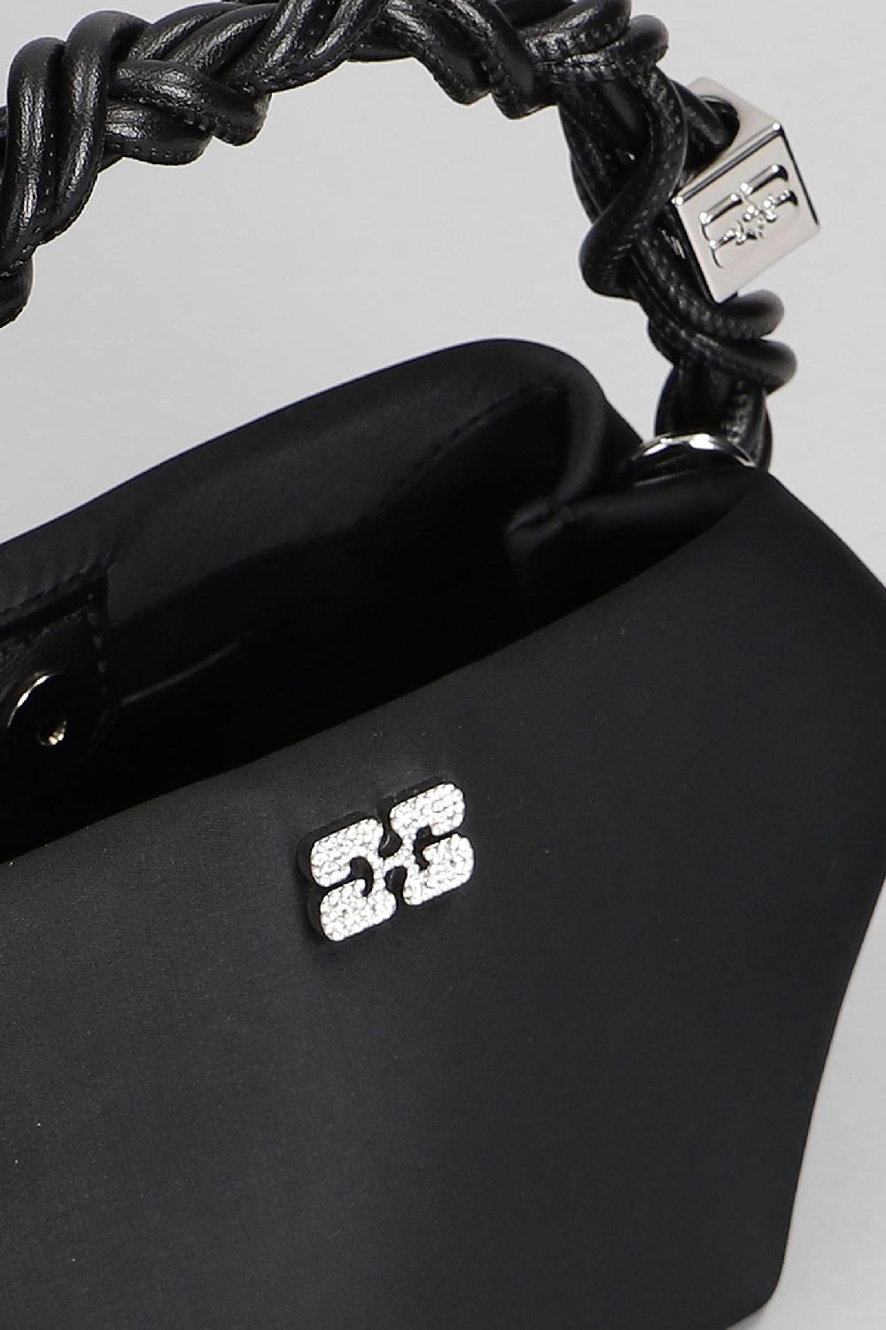 Deliberti Ganni Borsa A Spalla Bou Bag Mini In Poliestere Nero Cod. 409925 - Deliberti The Luxury Shopping