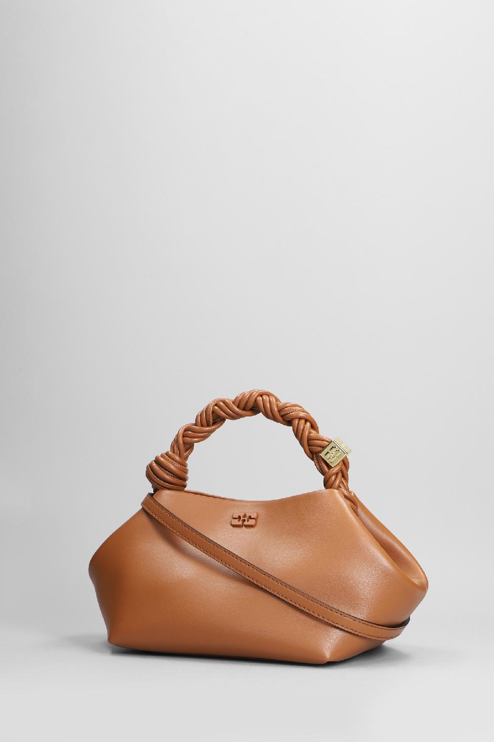 Deliberti Ganni Borsa A Spalla Bou Bag Small In Pelle Cuoio Naturale Cod. 403476 - Deliberti The Luxury Shopping