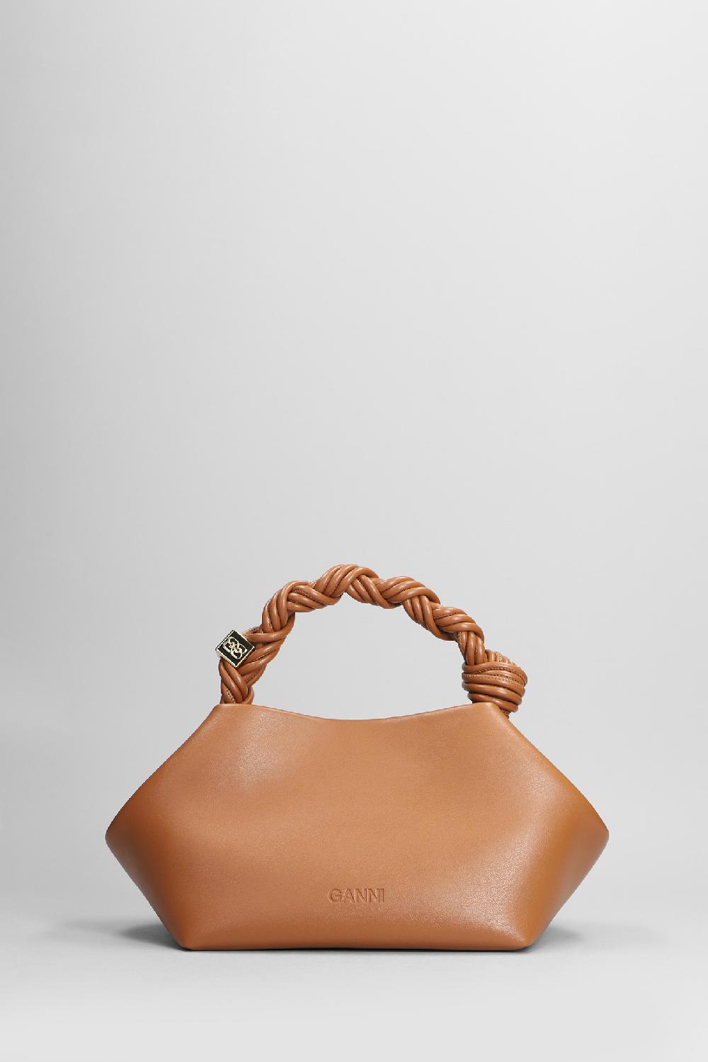 Deliberti Ganni Borsa A Spalla Bou Bag Small In Pelle Cuoio Naturale Cod. 403476 - Deliberti The Luxury Shopping