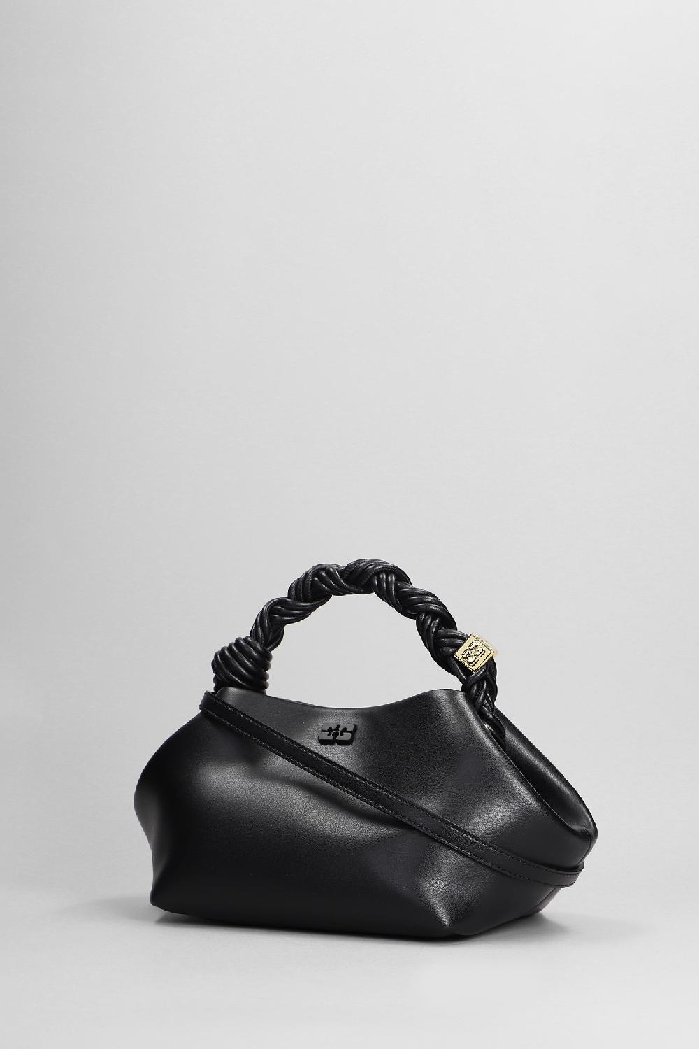 Deliberti Ganni Borsa A Spalla Bou Bag Small In Pelle Nera Cod. 403475 - Deliberti The Luxury Shopping