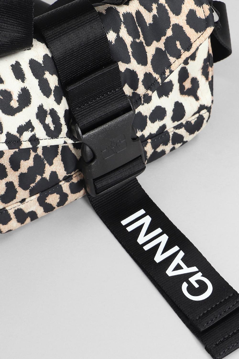 Deliberti Ganni Borsa A Spalla In Poliestere Animalier Cod. 403465 - Deliberti The Luxury Shopping