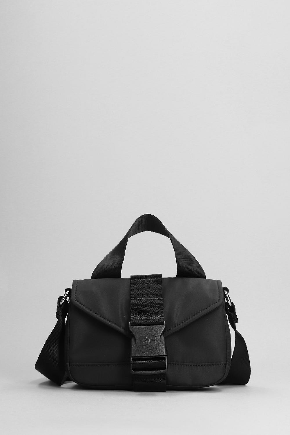 Deliberti Ganni Borsa a spalla in poliestere nero cod. 403464 - Deliberti The Luxury Shopping