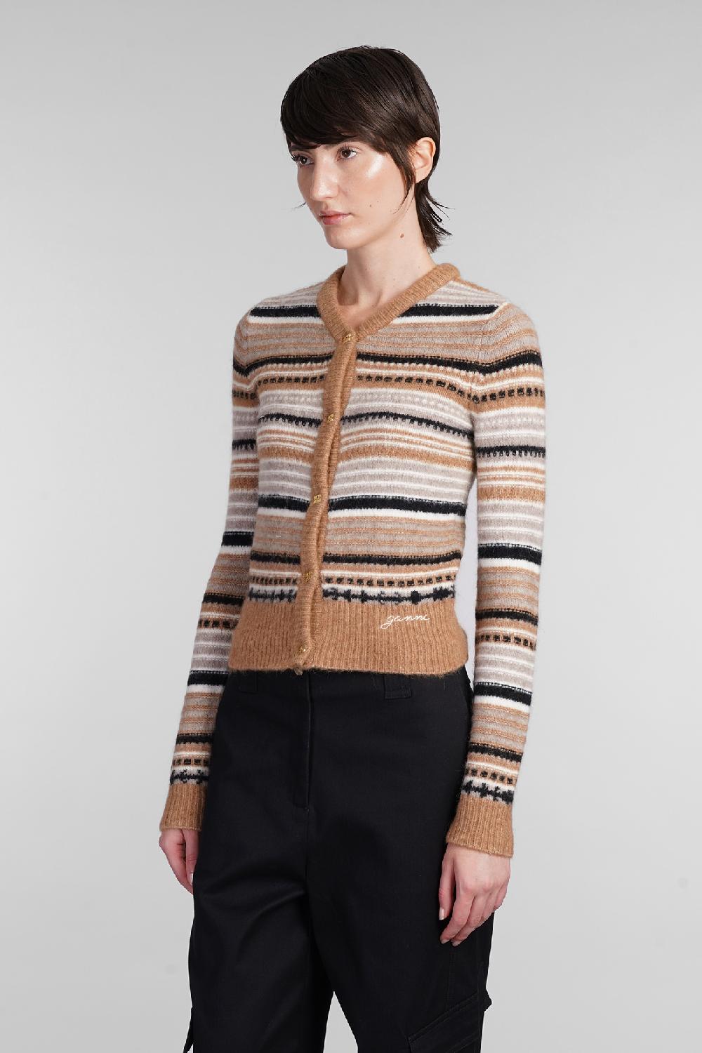 Deliberti Ganni Cardigan In Lana Beige Cod. 403439 - Deliberti The Luxury Shopping