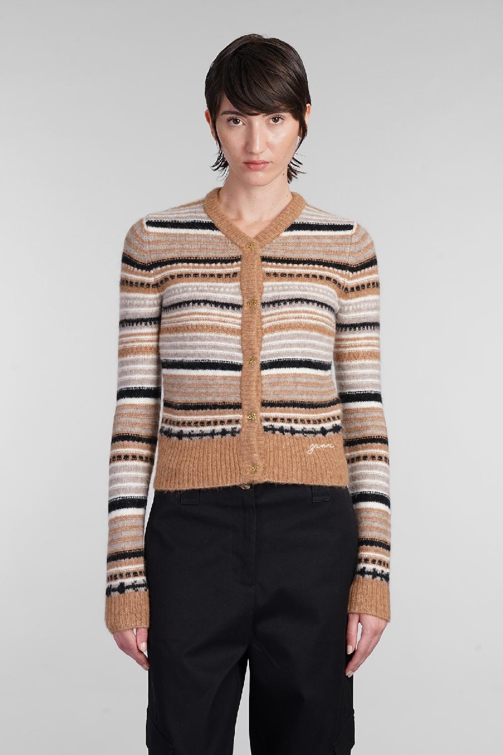 Deliberti Ganni Cardigan in lana beige cod. 403439 - Deliberti The Luxury Shopping