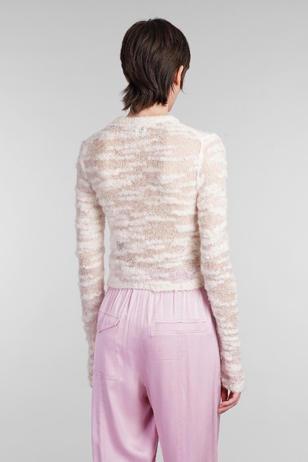 Deliberti Ganni Cardigan In Mohair Beige Cod. 403450 - Deliberti The Luxury Shopping