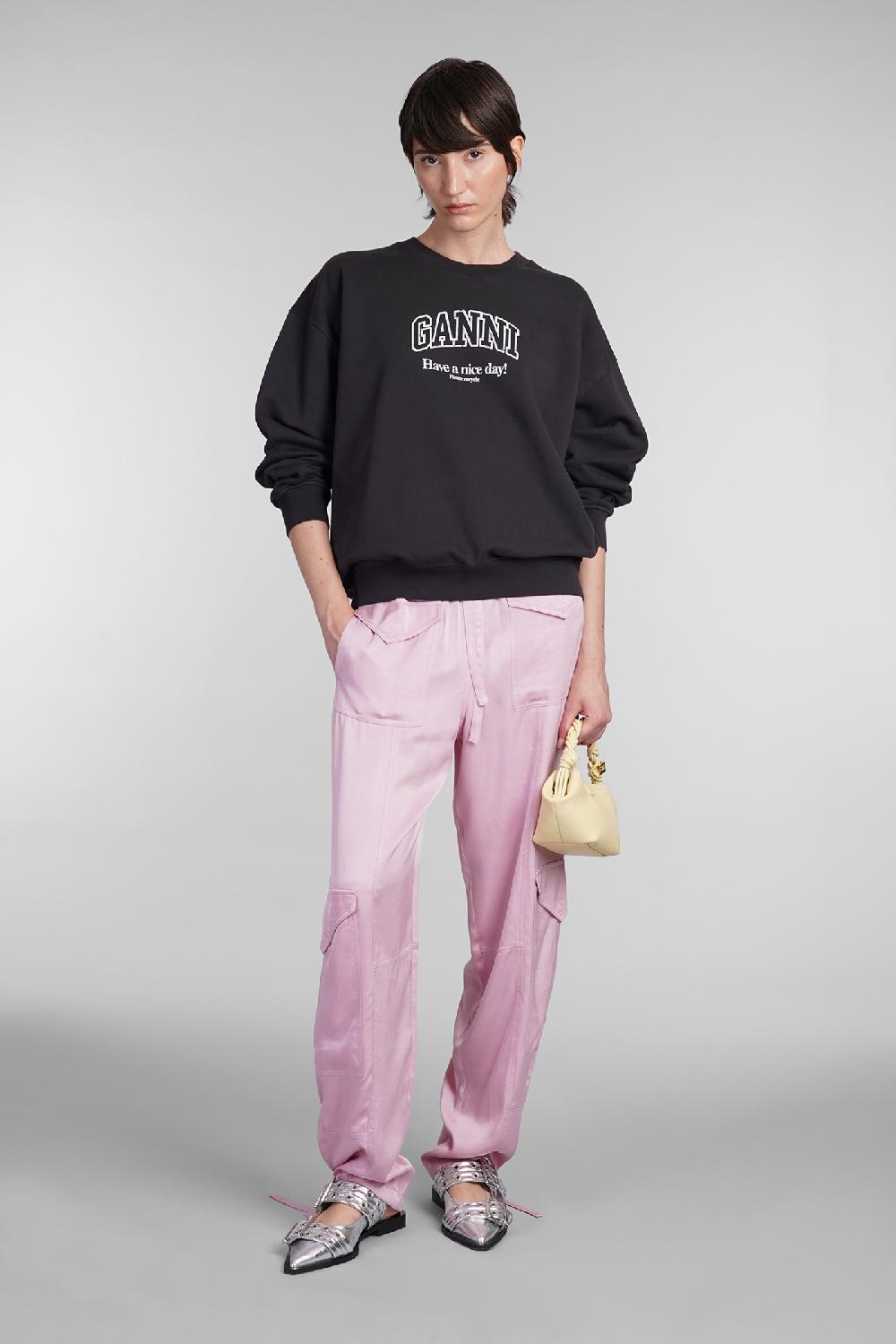 Deliberti Ganni Felpa In Cotone Nero Cod. 403457 - Deliberti The Luxury Shopping