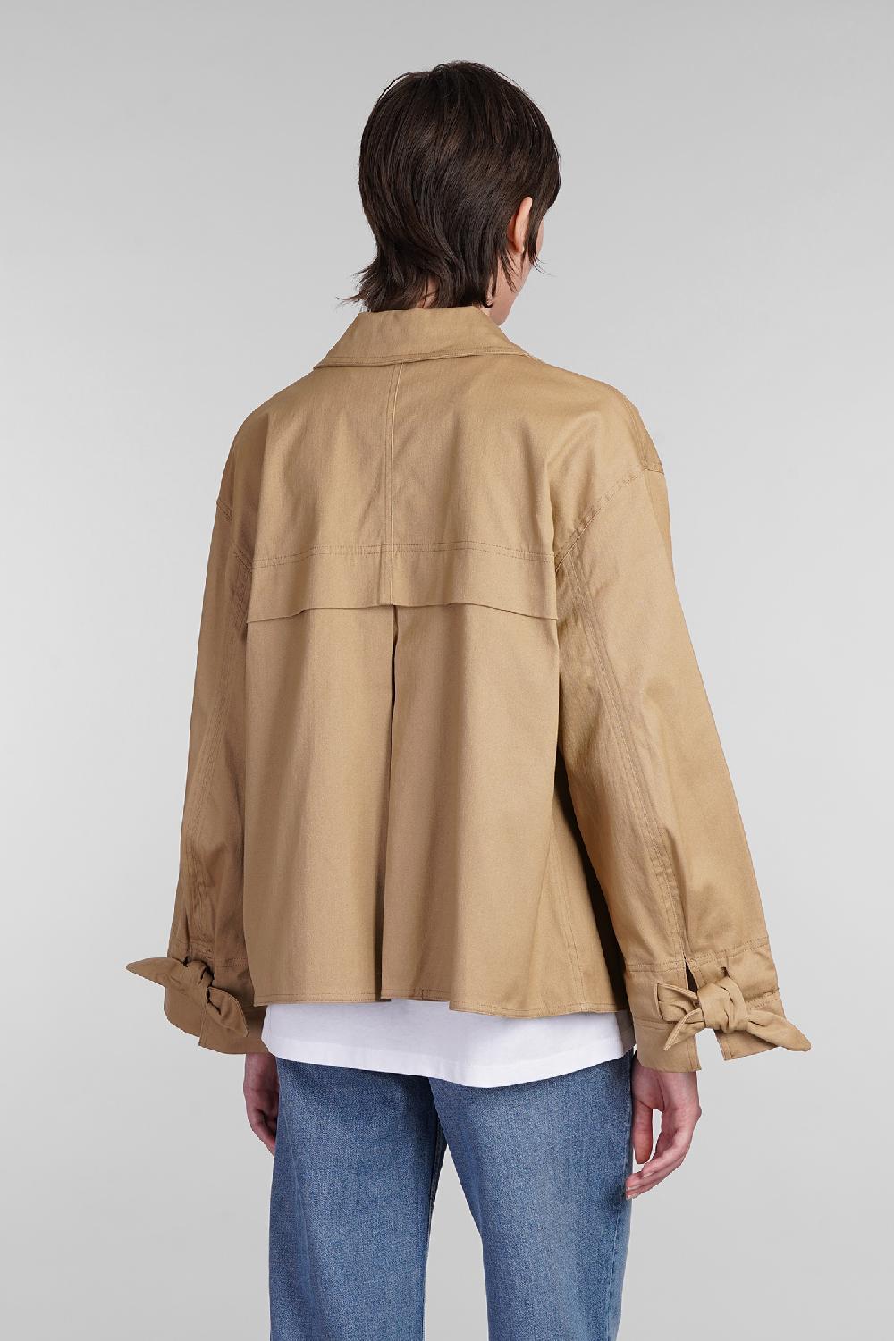 Deliberti Ganni Giacca Casual In Cotone Beige Cod. 403495 - Deliberti The Luxury Shopping