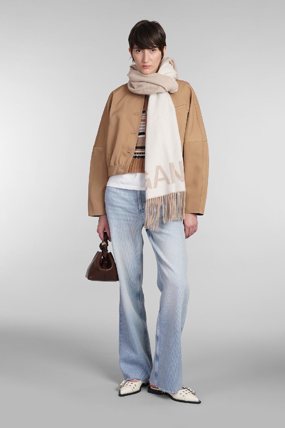 Deliberti Ganni Giacca Casual In Poliestere Beige Cod. 403434 - Deliberti The Luxury Shopping