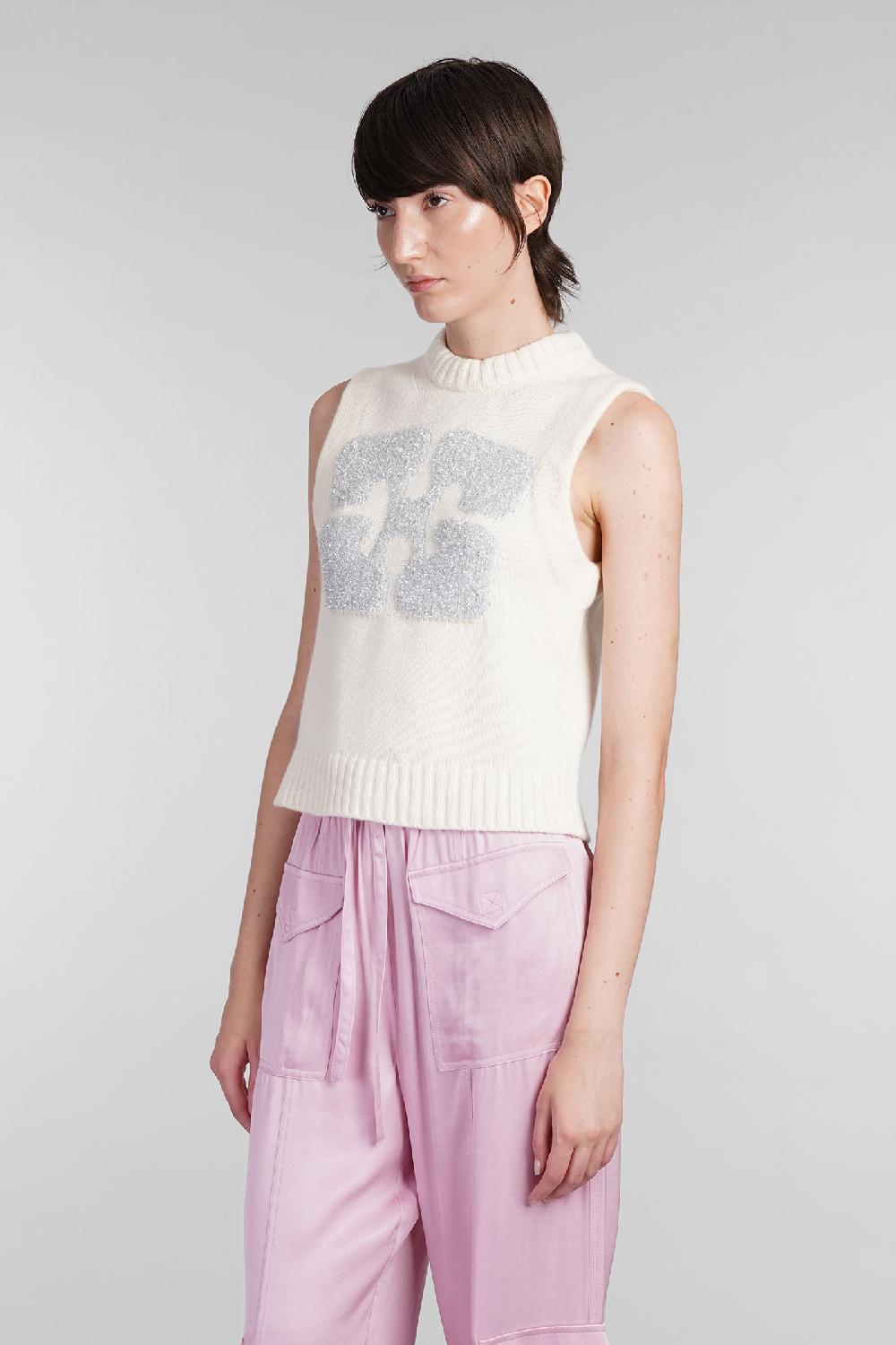 Deliberti Ganni Gilet In Lana Beige Cod. 403449 - Deliberti The Luxury Shopping