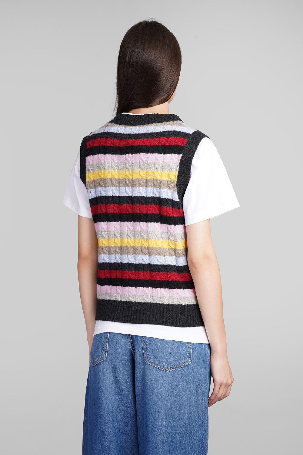 Deliberti Ganni Gilet In Lana Multicolor Cod. 409958 - Deliberti The Luxury Shopping