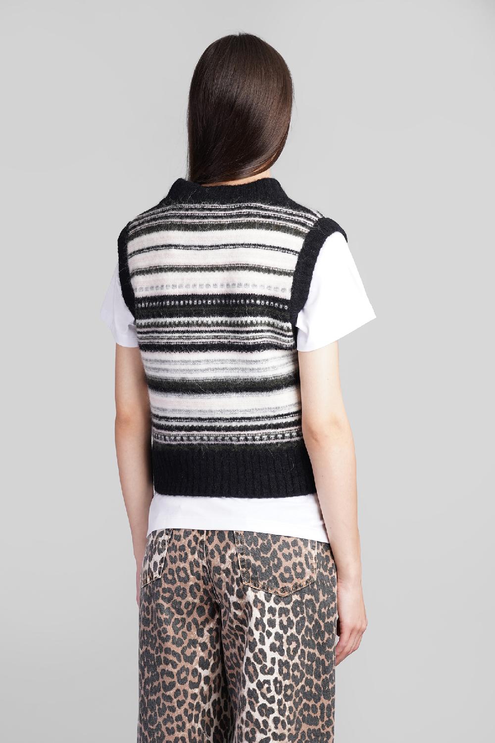 Deliberti Ganni Gilet In Lana Nera Cod. 409936 - Deliberti The Luxury Shopping