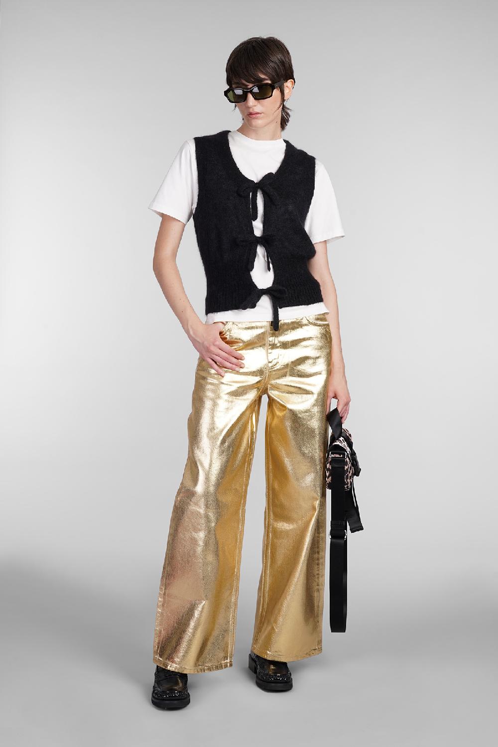 Deliberti Ganni Gilet In Mohair Nero Cod. 403418 - Deliberti The Luxury Shopping