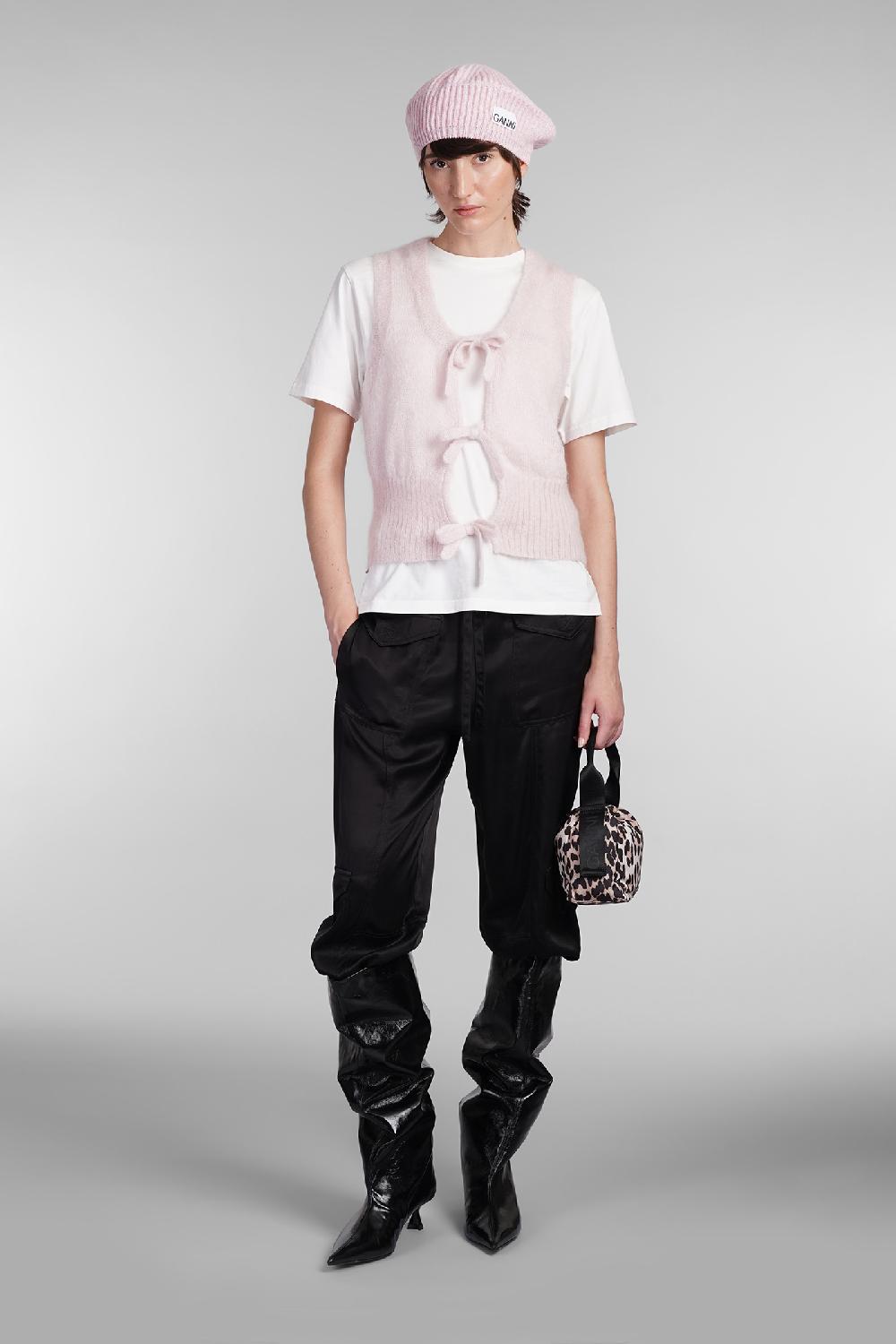 Deliberti Ganni Gilet In Mohair Rosa Cod. 403443 - Deliberti The Luxury Shopping