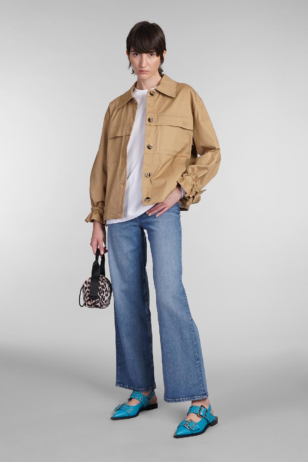 Deliberti Ganni Jeans Andi In Cotone Blu Cod. 402390 - Deliberti The Luxury Shopping