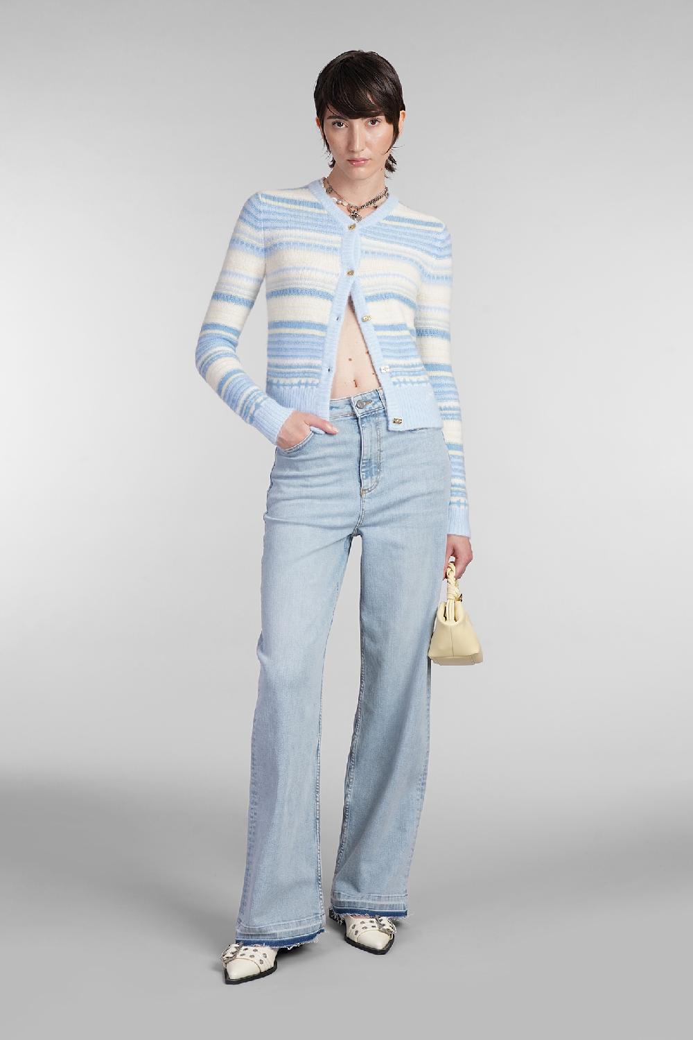 Deliberti Ganni Jeans Andi In Cotone Blu Cod. 403486 - Deliberti The Luxury Shopping