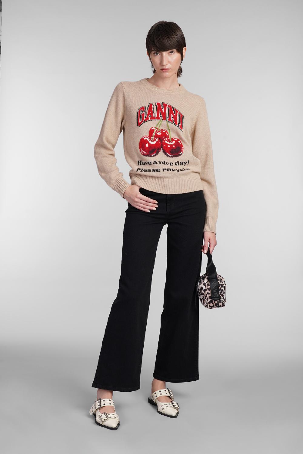 Deliberti Ganni Jeans Andi In Cotone Nero Cod. 402391 - Deliberti The Luxury Shopping