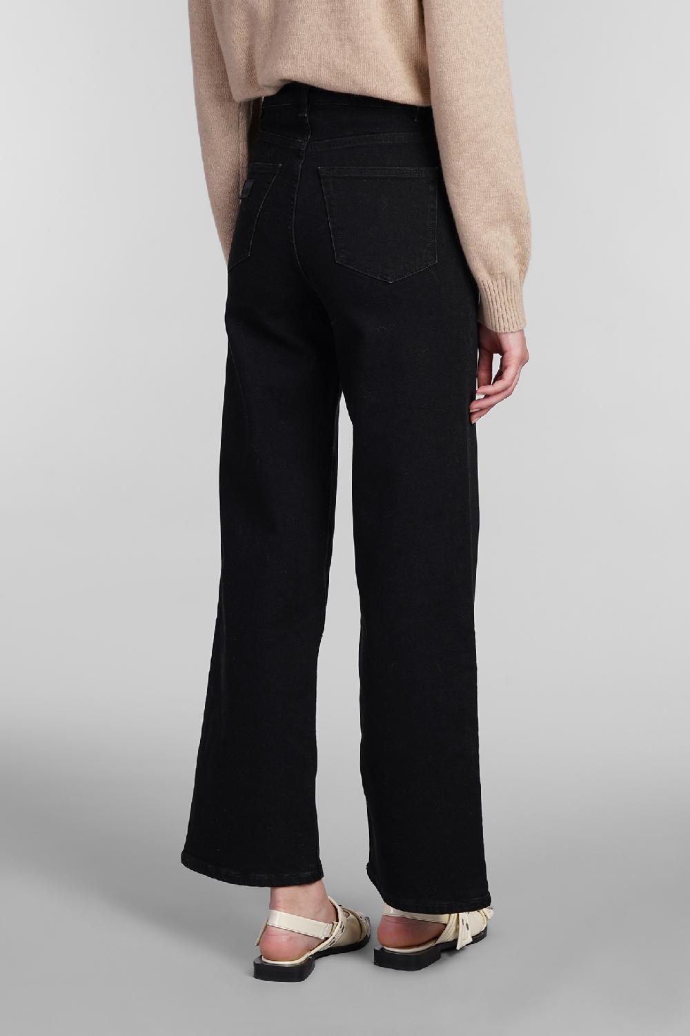 Deliberti Ganni Jeans Andi In Cotone Nero Cod. 402391 - Deliberti The Luxury Shopping