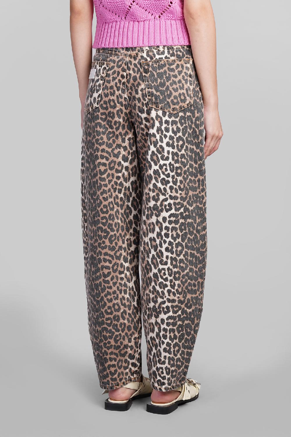Deliberti Ganni Jeans In Cotone Animalier Cod. 409932 - Deliberti The Luxury Shopping