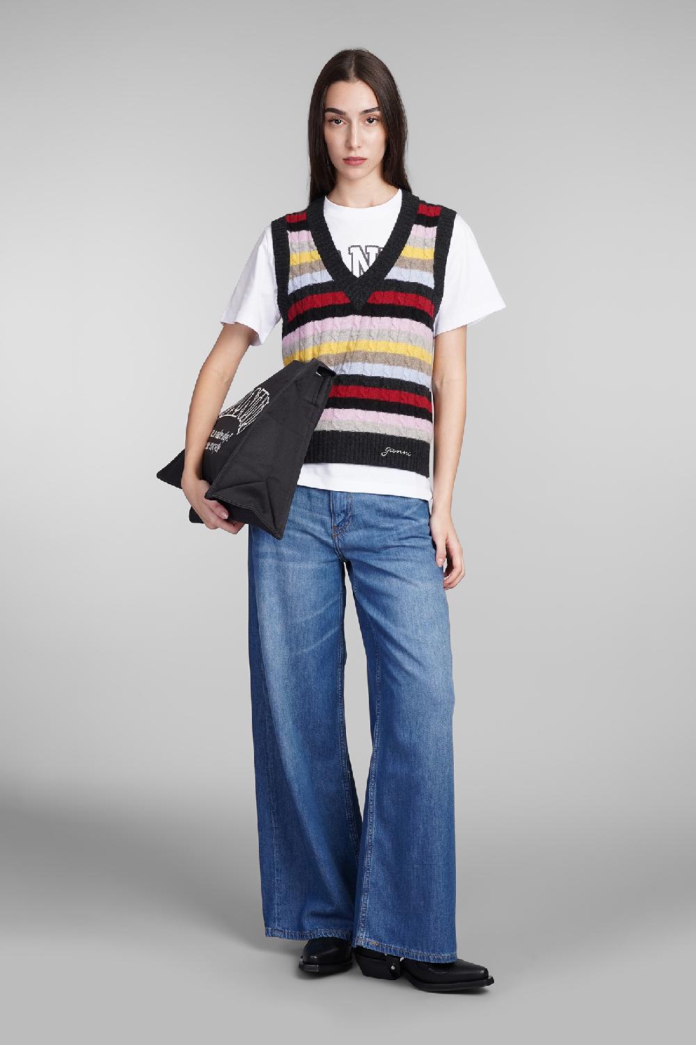 Deliberti Ganni Jeans In Cotone Blu Cod. 403494 - Deliberti The Luxury Shopping