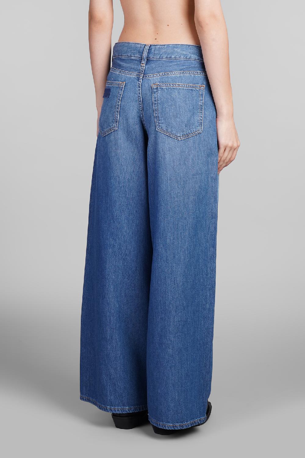 Deliberti Ganni Jeans In Cotone Blu Cod. 403494 - Deliberti The Luxury Shopping