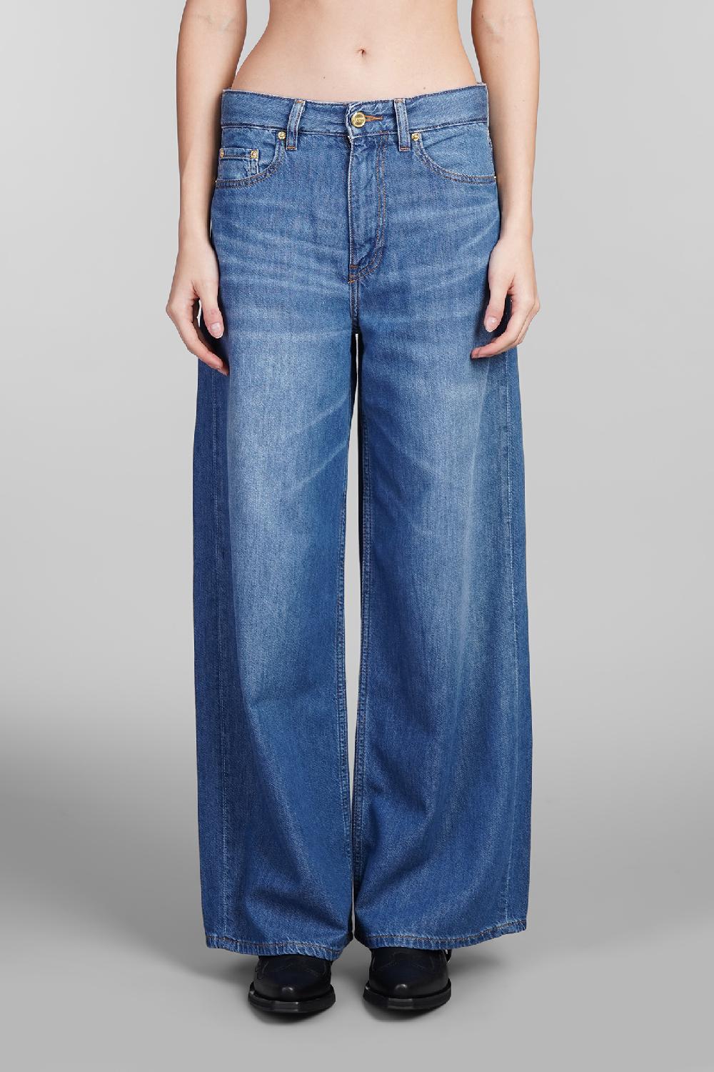 Deliberti Ganni Jeans in cotone blu cod. 403494 - Deliberti The Luxury Shopping