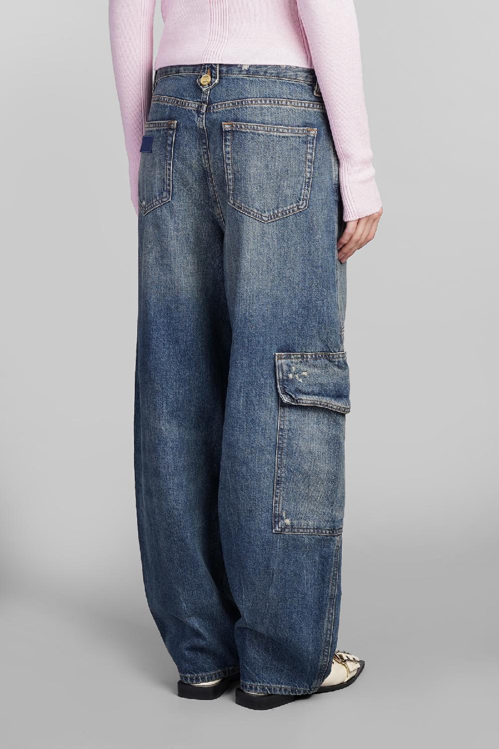 Deliberti Ganni Jeans In Cotone Blu Cod. 409962 - Deliberti The Luxury Shopping