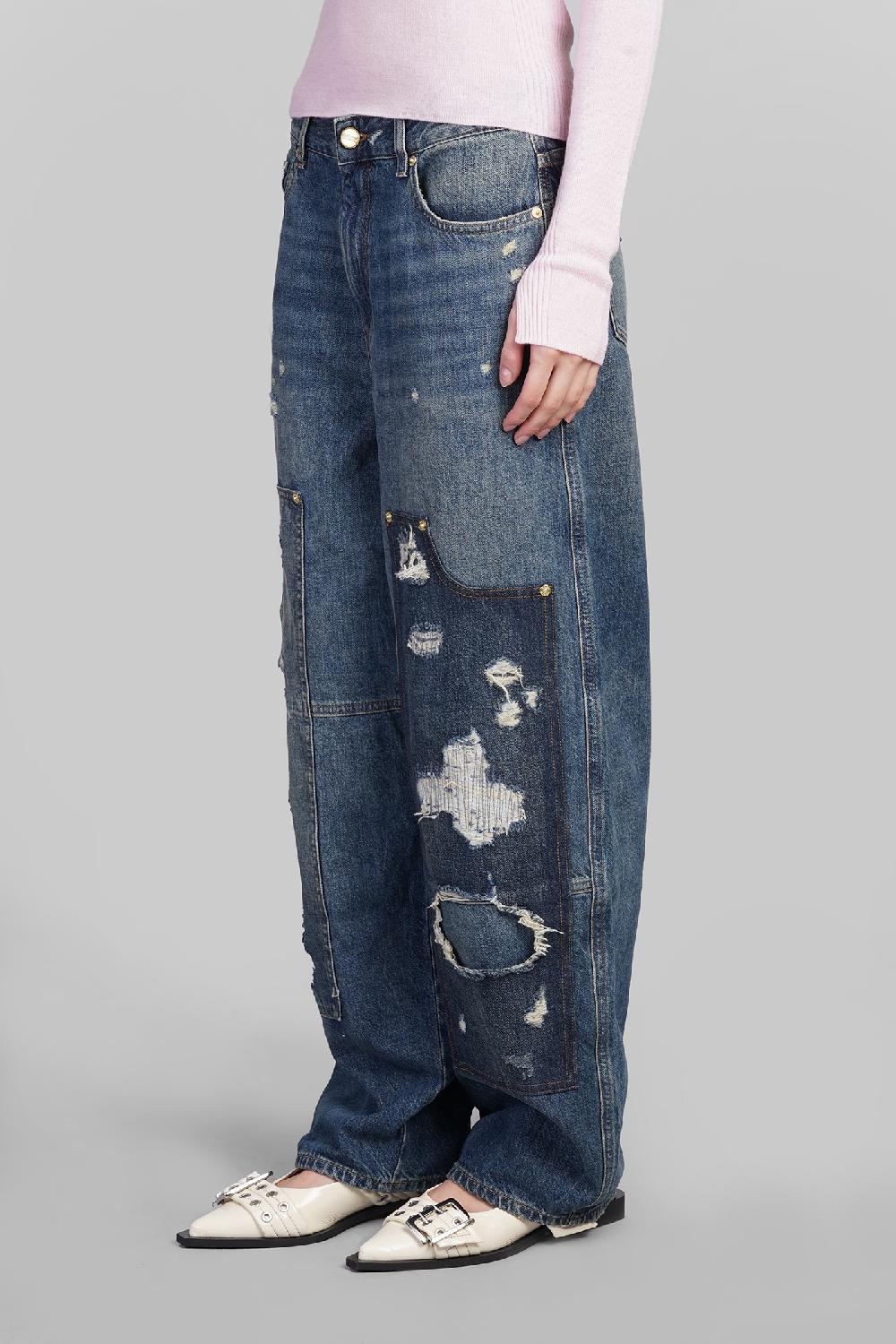 Deliberti Ganni Jeans In Cotone Blu Cod. 409962 - Deliberti The Luxury Shopping