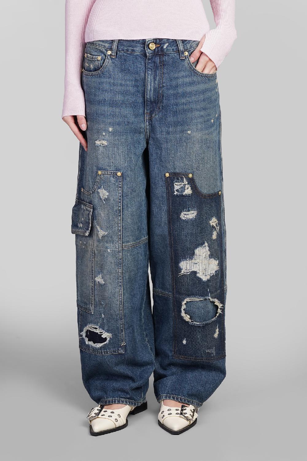 Deliberti Ganni Jeans in cotone blu cod. 409962 - Deliberti The Luxury Shopping