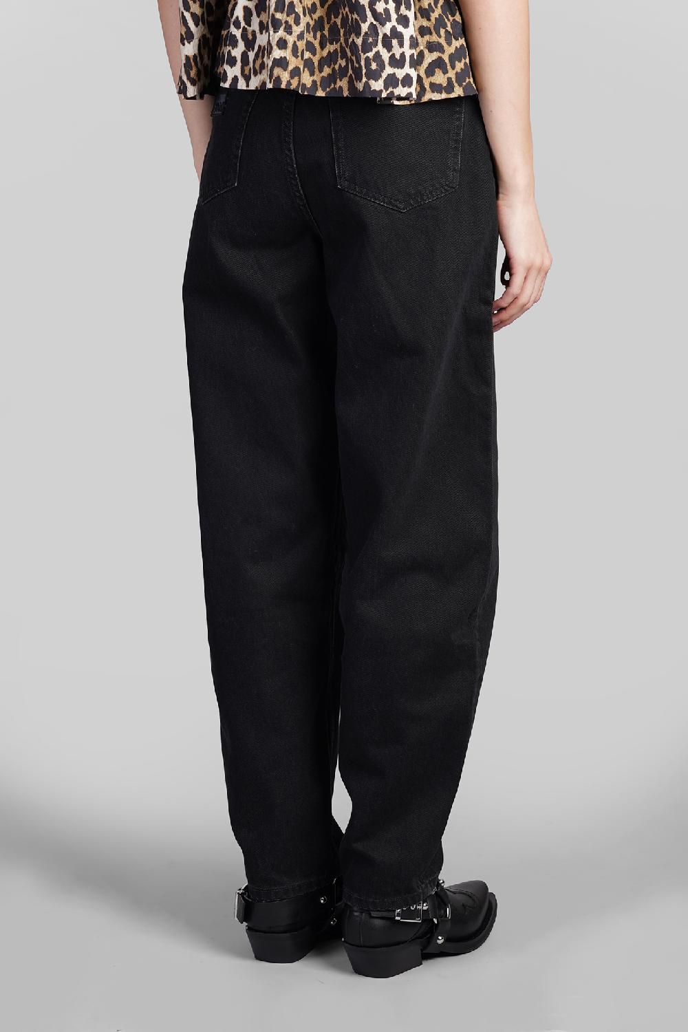 Deliberti Ganni Jeans In Cotone Nero Cod. 409929 - Deliberti The Luxury Shopping