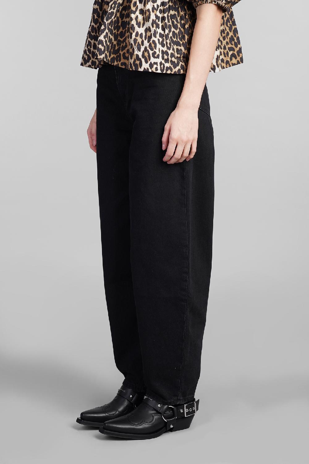 Deliberti Ganni Jeans In Cotone Nero Cod. 409929 - Deliberti The Luxury Shopping