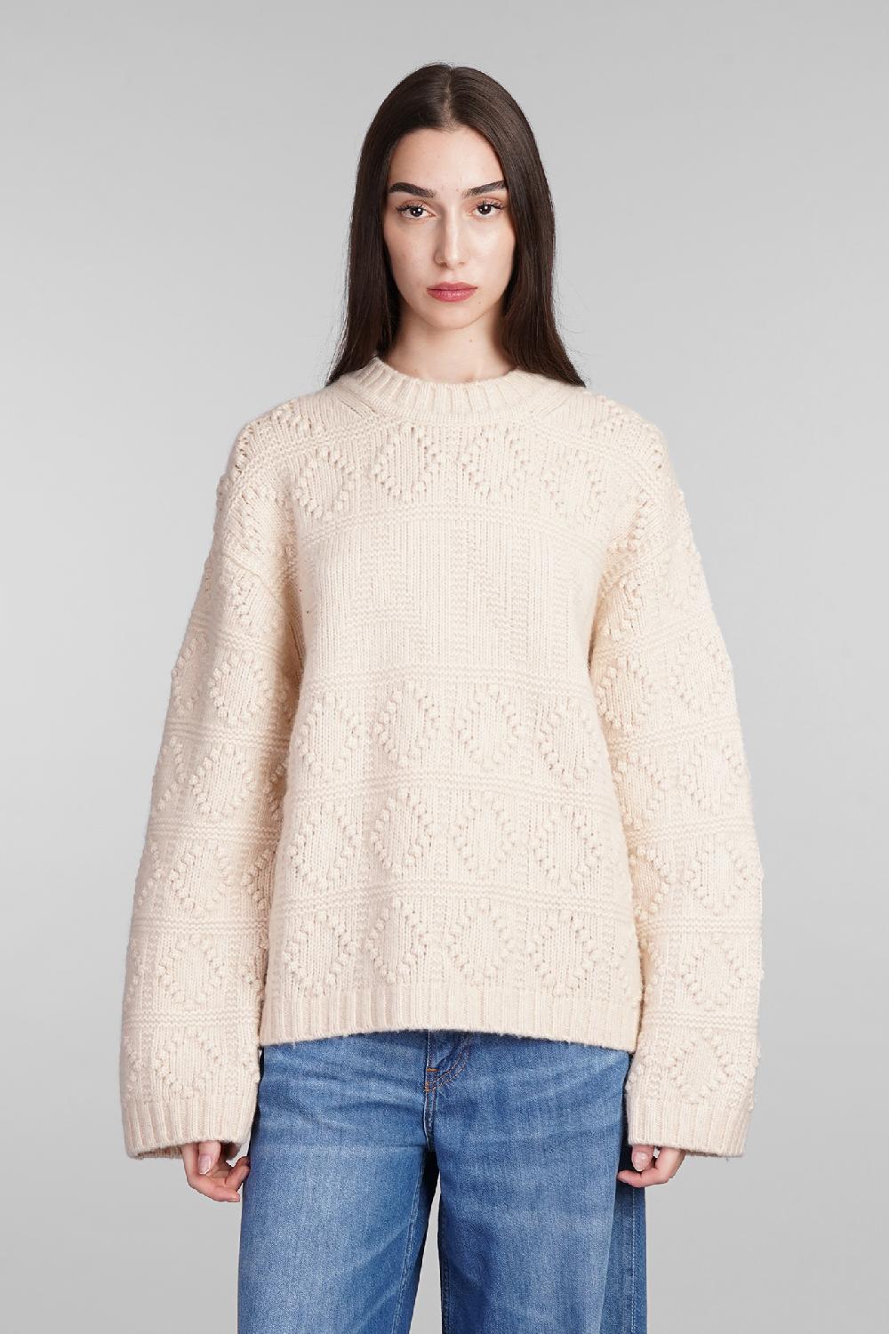 Deliberti Ganni Maglia in lana beige cod. 402392 - Deliberti The Luxury Shopping