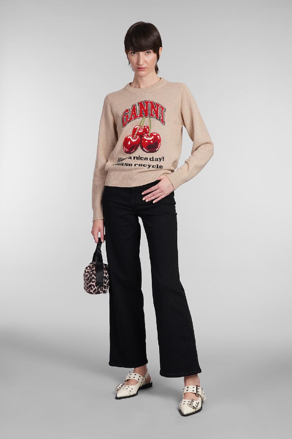 Deliberti Ganni Maglia In Lana Beige Cod. 403419 - Deliberti The Luxury Shopping