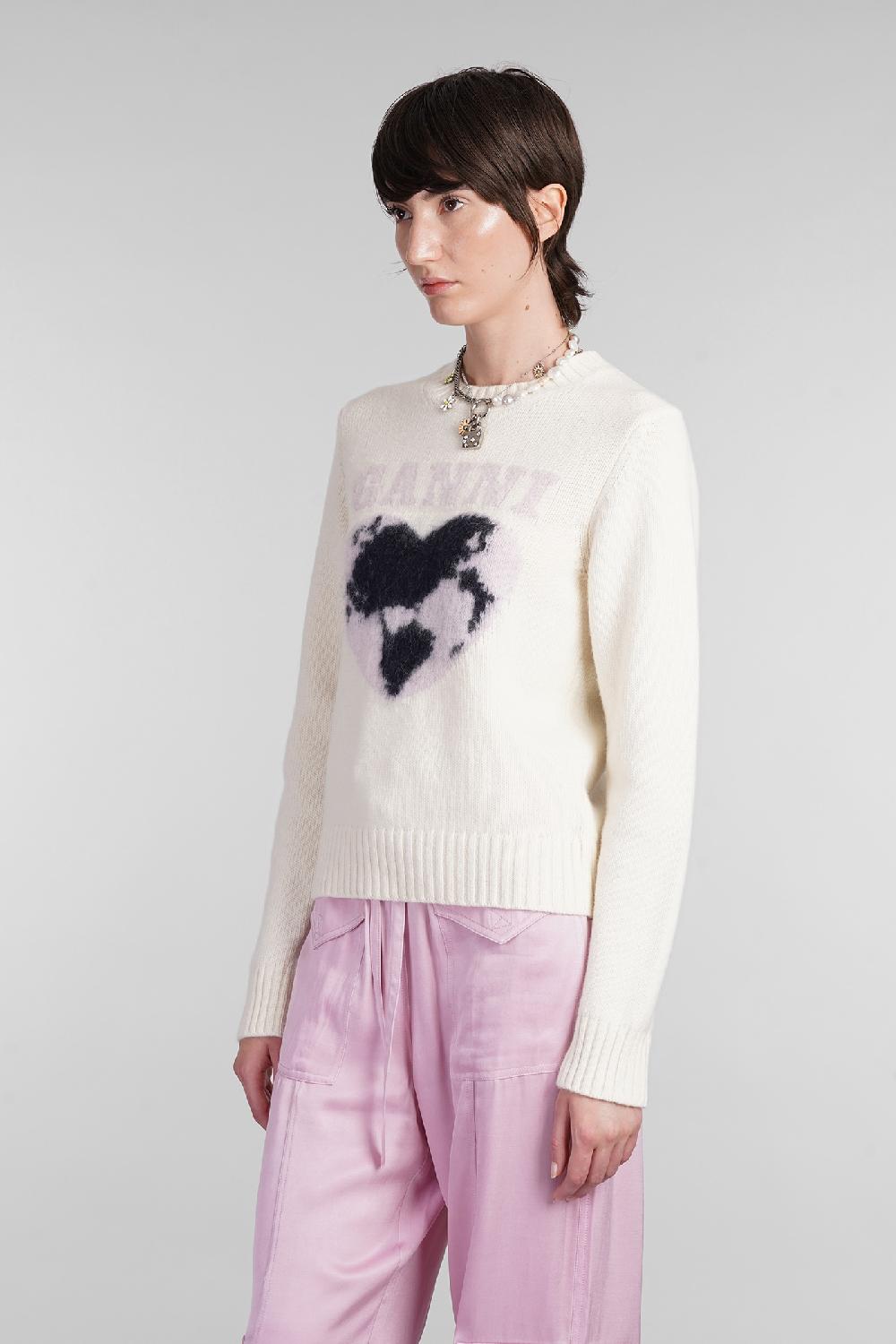 Deliberti Ganni Maglia In Lana Beige Cod. 403446 - Deliberti The Luxury Shopping