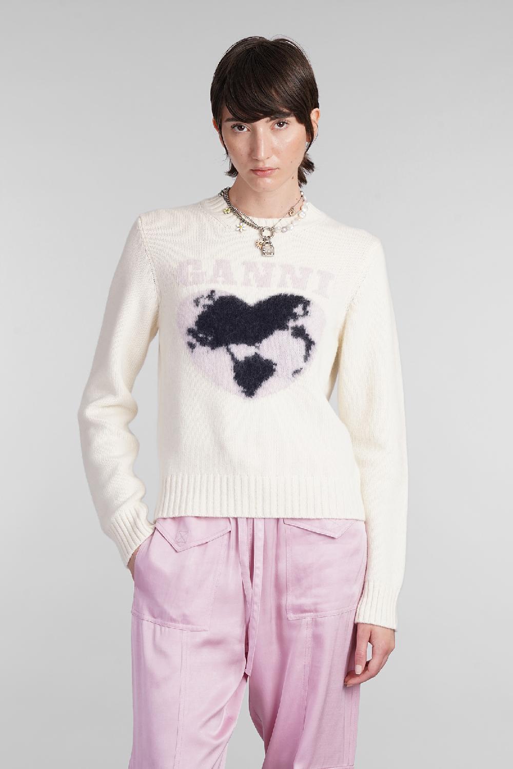 Deliberti Ganni Maglia in lana beige cod. 403446 - Deliberti The Luxury Shopping