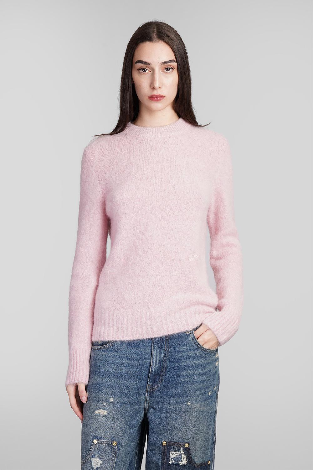 Deliberti Ganni Maglia in lana rosa cod. 409934 - Deliberti The Luxury Shopping