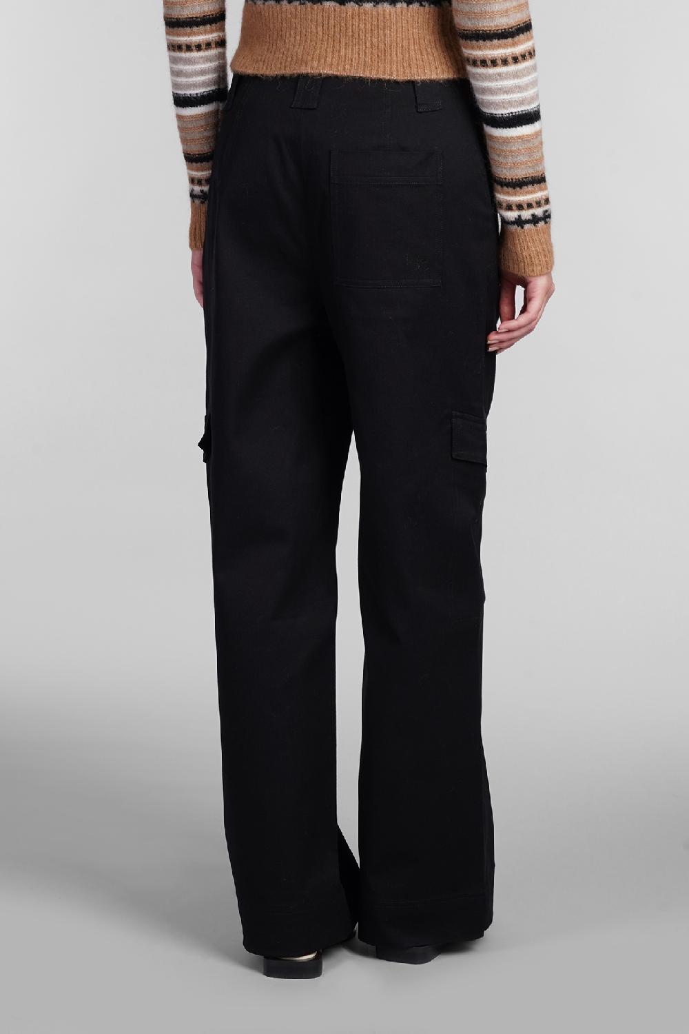 Deliberti Ganni Pantalone In Cotone Nero Cod. 403497 - Deliberti The Luxury Shopping