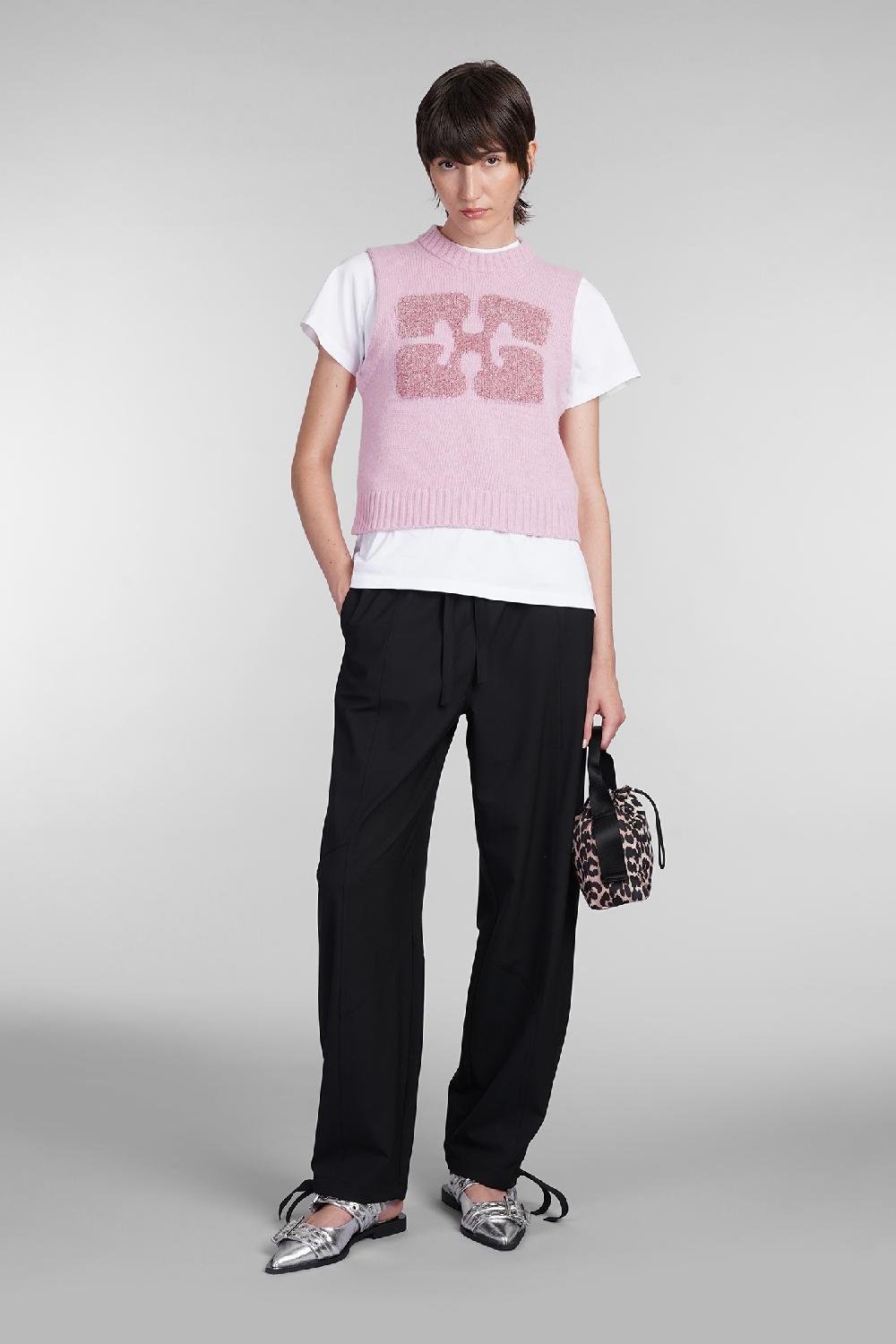 Deliberti Ganni Pantalone In Viscosa Nera Cod. 403487 - Deliberti The Luxury Shopping