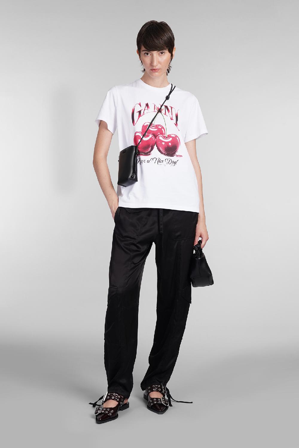 Deliberti Ganni Pantalone In Viscosa Nera Cod. 403489 - Deliberti The Luxury Shopping