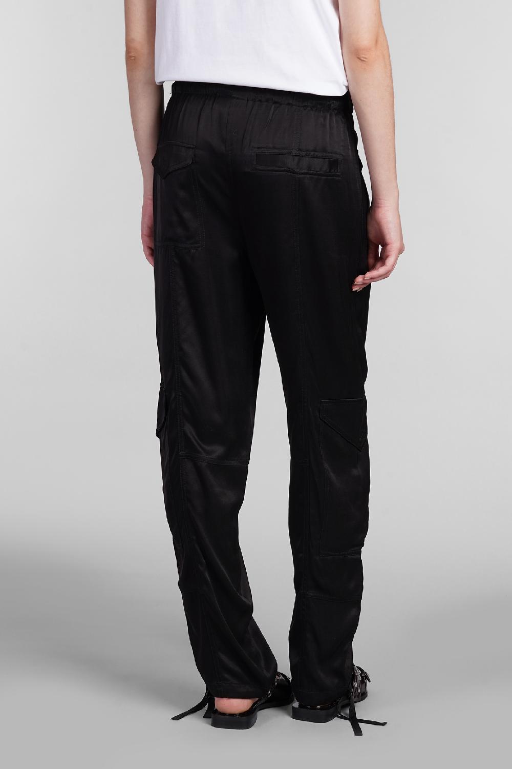Deliberti Ganni Pantalone In Viscosa Nera Cod. 403489 - Deliberti The Luxury Shopping