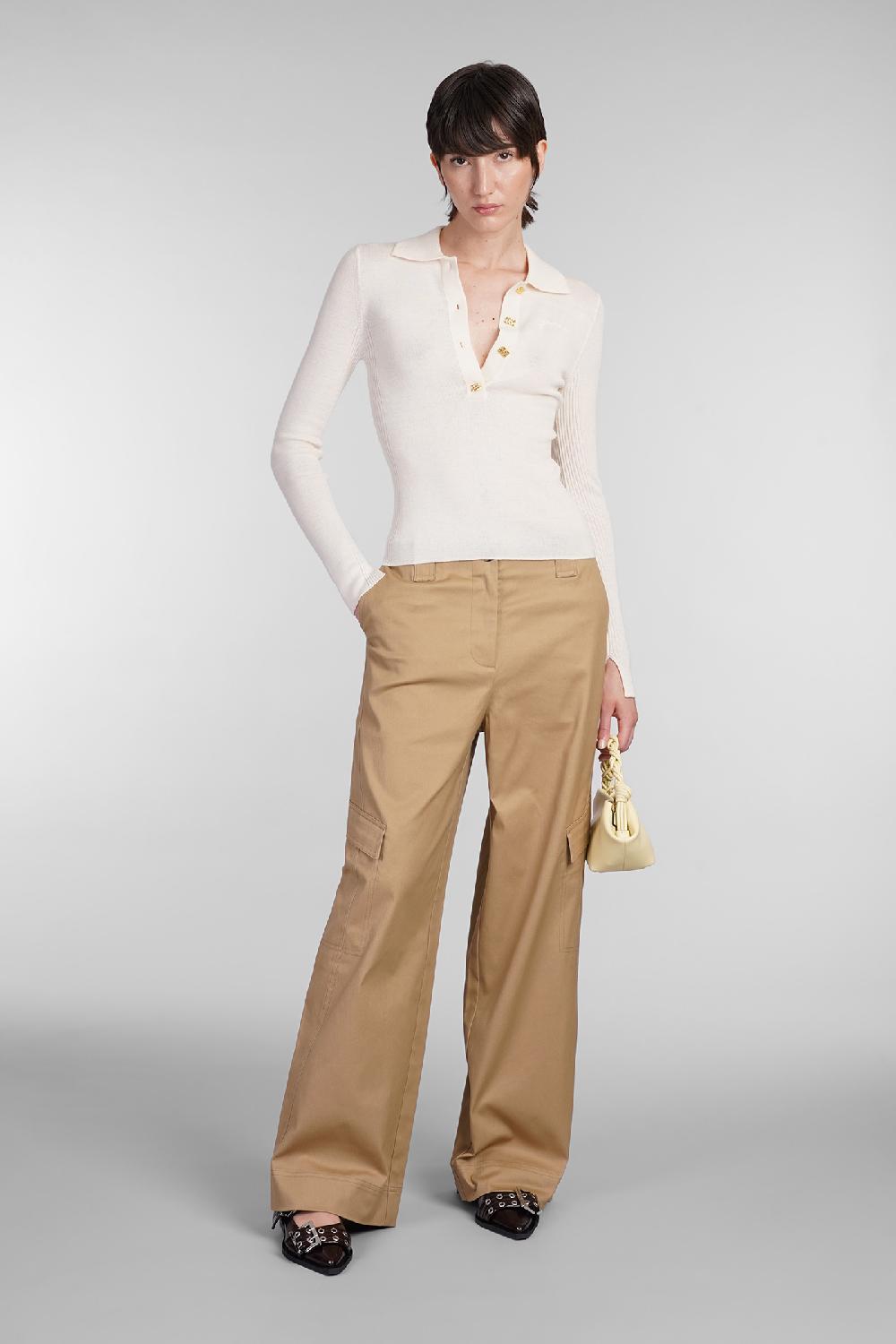 Deliberti Ganni Polo In Lana Beige Cod. 403417 - Deliberti The Luxury Shopping