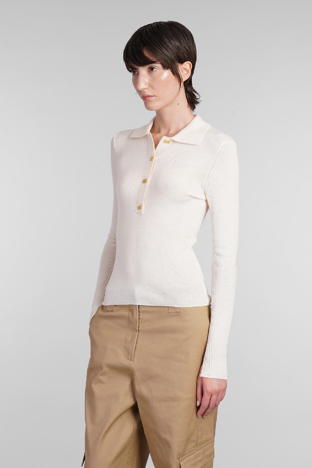 Deliberti Ganni Polo In Lana Beige Cod. 403417 - Deliberti The Luxury Shopping