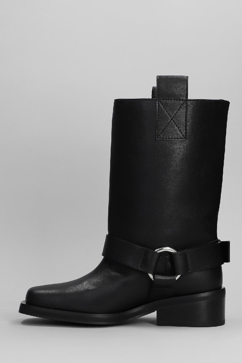 Deliberti Ganni Stivali In Similpelle Nera Cod. 395088 - Deliberti The Luxury Shopping