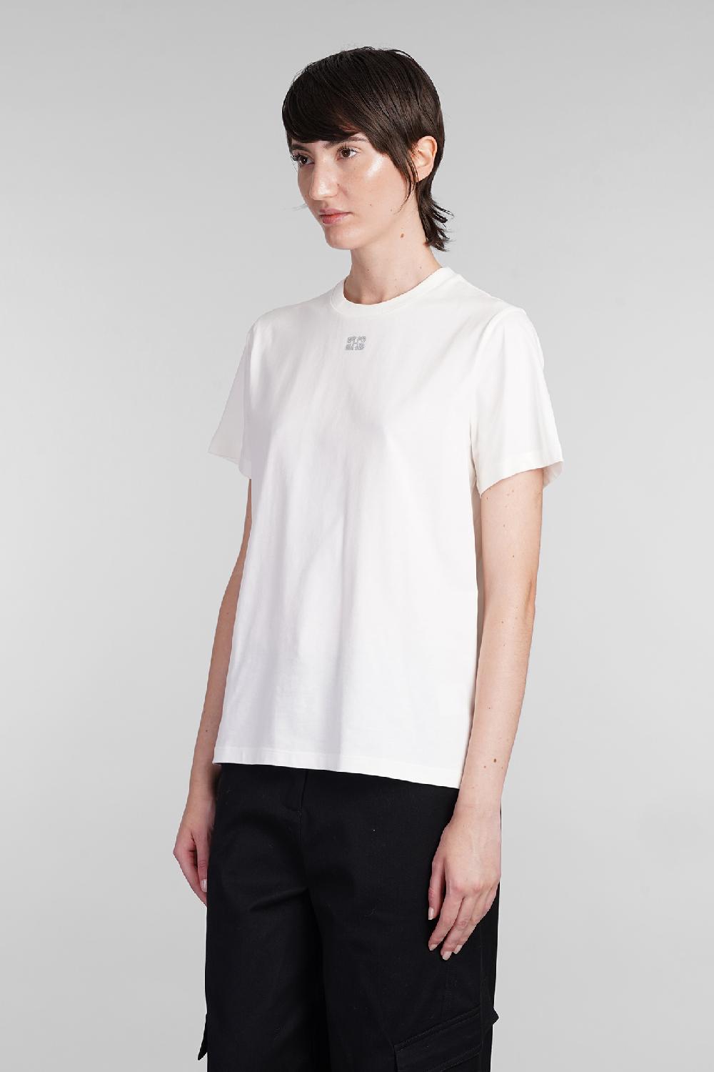 Deliberti Ganni T-shirt In Cotone Beige Cod. 403453 - Deliberti The Luxury Shopping