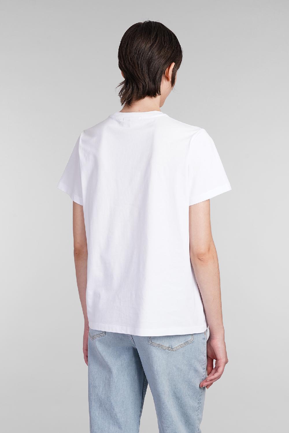 Deliberti Ganni T-shirt In Cotone Bianco Cod. 403452 - Deliberti The Luxury Shopping