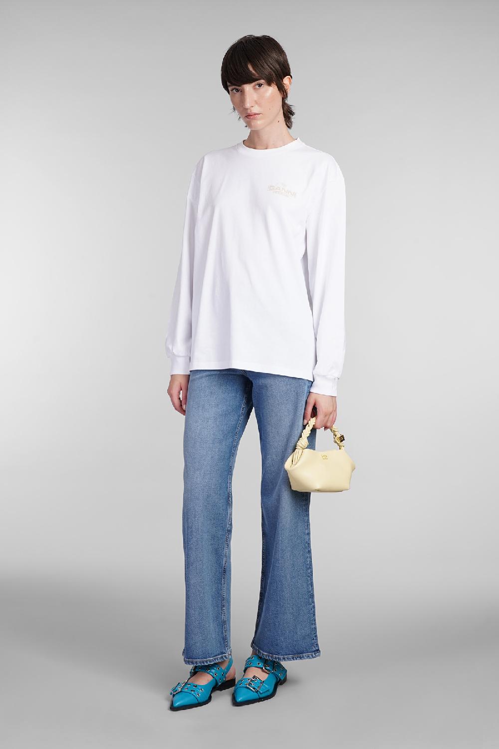Deliberti Ganni T-shirt In Cotone Bianco Cod. 403456 - Deliberti The Luxury Shopping