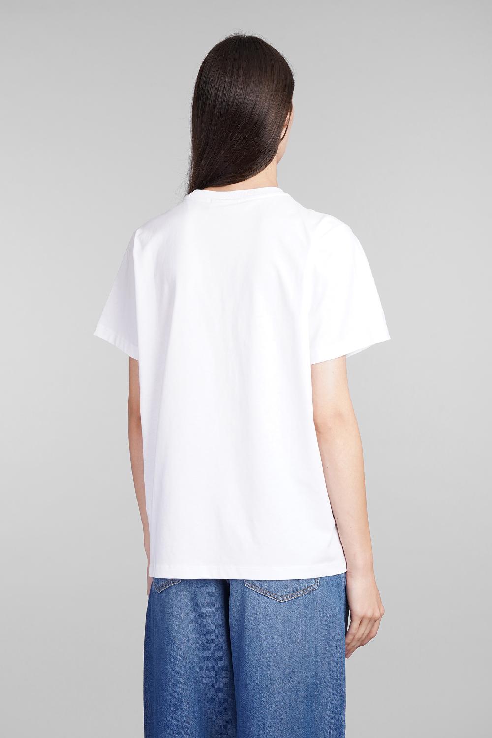 Deliberti Ganni T-shirt In Cotone Bianco Cod. 409918 - Deliberti The Luxury Shopping