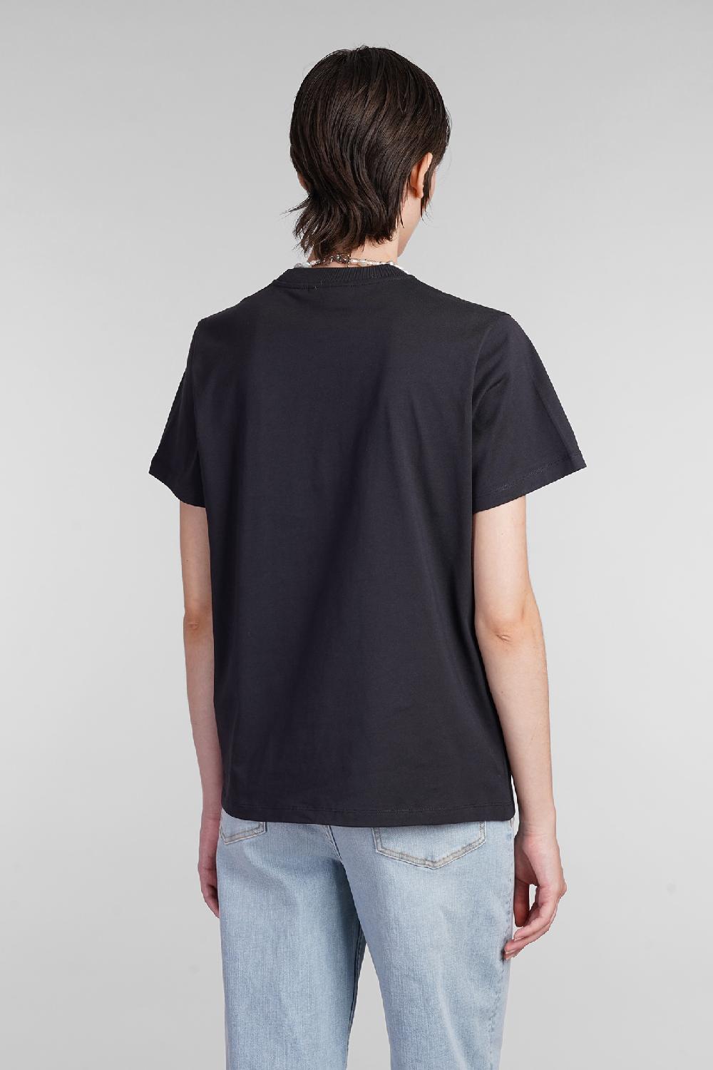 Deliberti Ganni T-shirt In Cotone Nero Cod. 403421 - Deliberti The Luxury Shopping